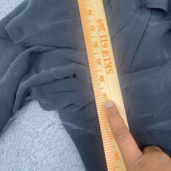 Eileen Fisher Pants Womens Medium Black Pull On Career Office No Material TAG - Picture 7 of 8